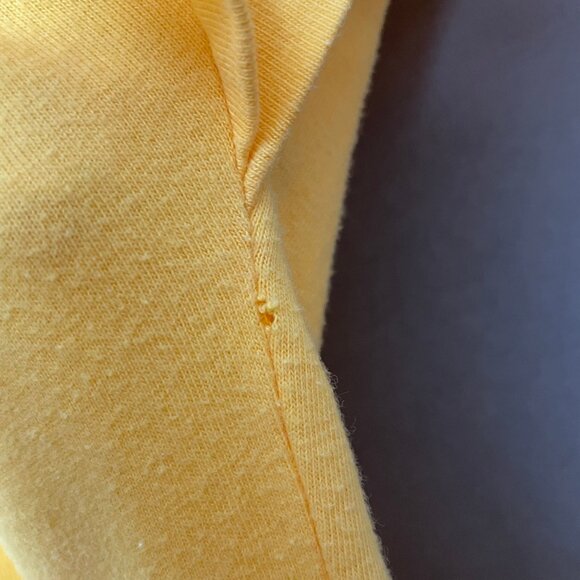 Oversized‎ T-Shirt Swimsuit Cover-Up Sleepshirt Butterflies Flowers Sz 1X Yellow - Picture 13 of 15